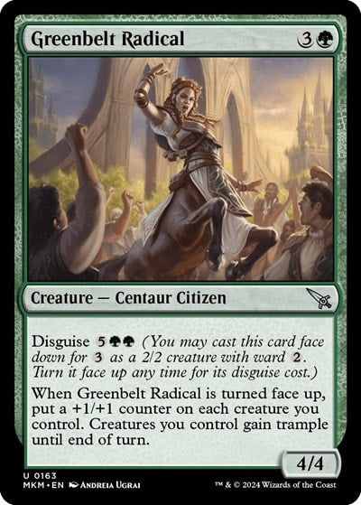 Greenbelt Radical (MKM) #163 Uncommon (Lightly Played) Murders at Karlov Manor Magic: The Gathering: 2024