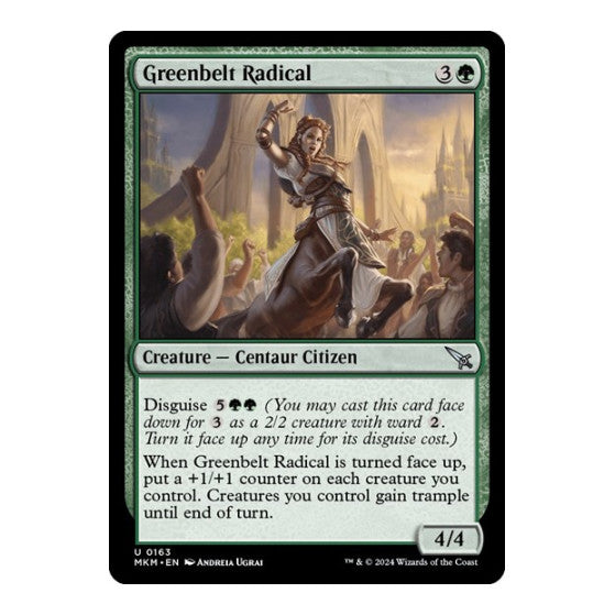 Greenbelt Radical (MKM) #163 Uncommon (Lightly Played) Murders at Karlov Manor Magic: The Gathering: 2024