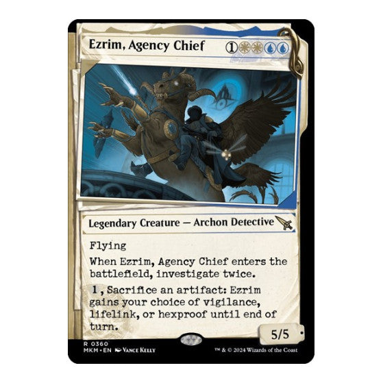 Ezrim Agency Chief Showcase (MKM) #360 Rare (Lightly Played) Murders at Karlov Manor Magic: The Gathering: 2024