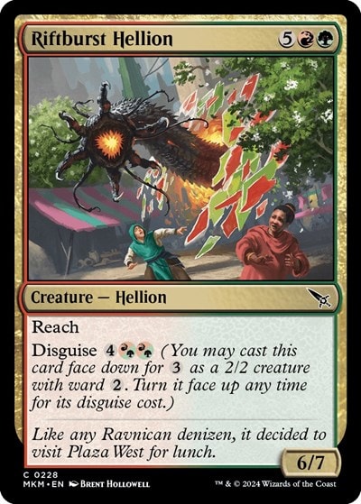 Riftburst Hellion (MKM) #228 Common (Lightly Played) Murders at Karlov Manor Magic: The Gathering: 2024