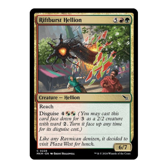 Riftburst Hellion (MKM) #228 Common (Lightly Played) Murders at Karlov Manor Magic: The Gathering: 2024