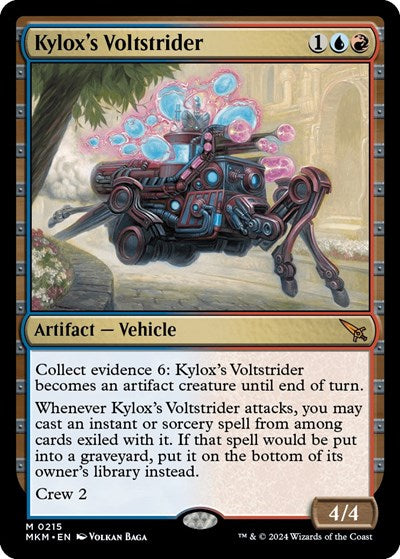 Kyloxs Voltstrider (MKM) #215 Mythic Rare (Lightly Played) Murders at Karlov Manor Magic: The Gathering: 2024