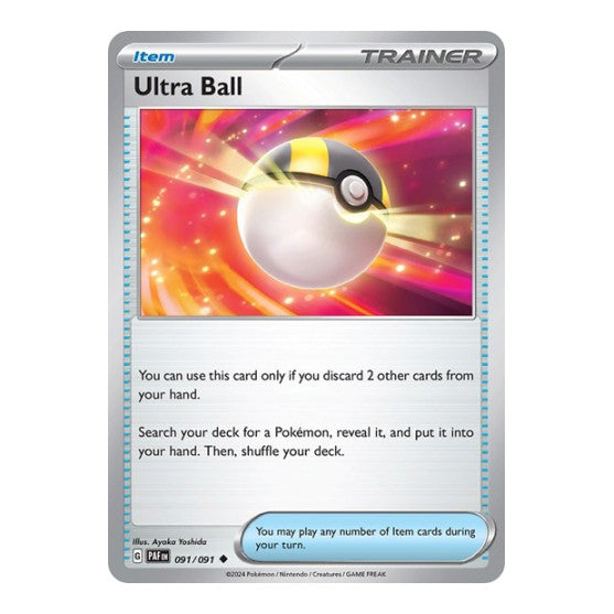Ultra Ball (PAF) #091/091 Uncommon (Near Mint) SV: Paldean Fates Pokemon: 2024