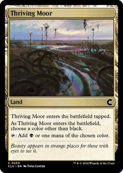 Thriving Moor (CLU) #253 Common (Lightly Played) Ravnica: Clue Edition Magic: The Gathering: 2024