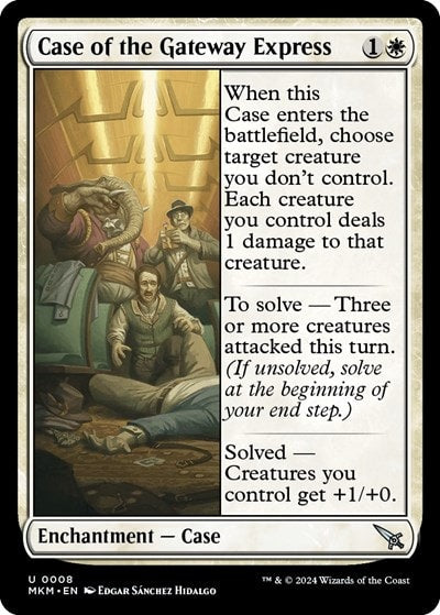 Case of the Gateway Express (MKM) #8 Uncommon (Lightly Played) Murders at Karlov Manor Magic: The Gathering: 2024