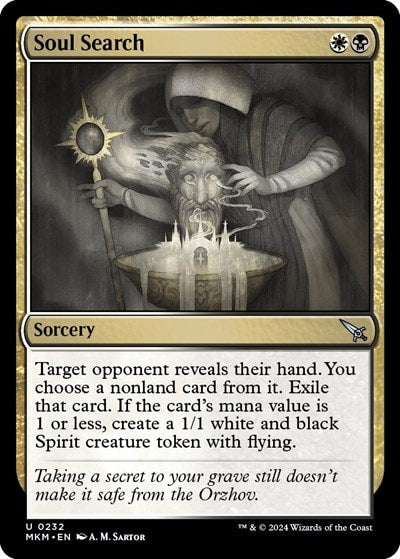 Soul Search (MKM) #232 Uncommon (Lightly Played) Murders at Karlov Manor Magic: The Gathering: 2024