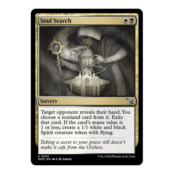 Soul Search (MKM) #232 Uncommon (Lightly Played) Murders at Karlov Manor Magic: The Gathering: 2024