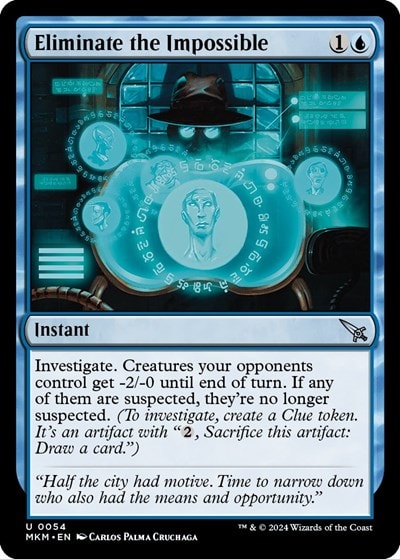 Eliminate the Impossible (MKM) #54 Uncommon (Lightly Played) Murders at Karlov Manor Magic: The Gathering: 2024