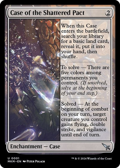 Case of the Shattered Pact (MKM) #1 Uncommon (Lightly Played) Murders at Karlov Manor Magic: The Gathering: 2024