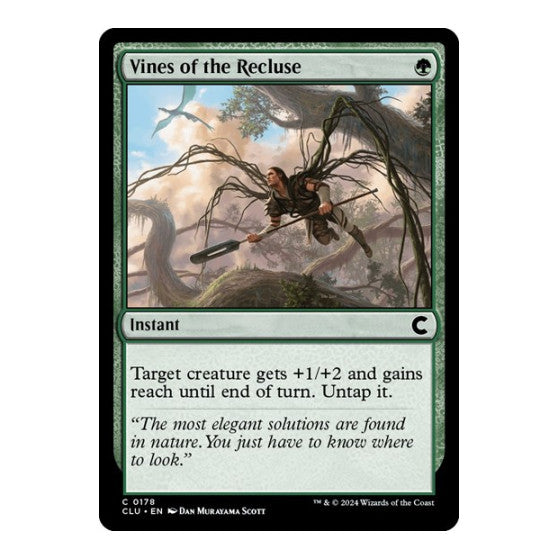 Vines of the Recluse (CLU) #178 Common (Lightly Played) Ravnica: Clue Edition Magic: The Gathering: 2024
