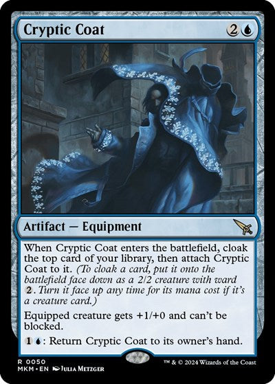 Cryptic Coat (MKM) #50 Rare (Lightly Played) Murders at Karlov Manor Magic: The Gathering: 2024