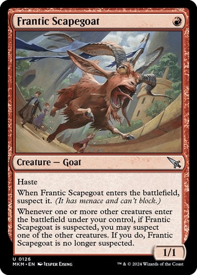 Frantic Scapegoat (MKM) #126 Uncommon (Lightly Played) Murders at Karlov Manor Magic: The Gathering: 2024
