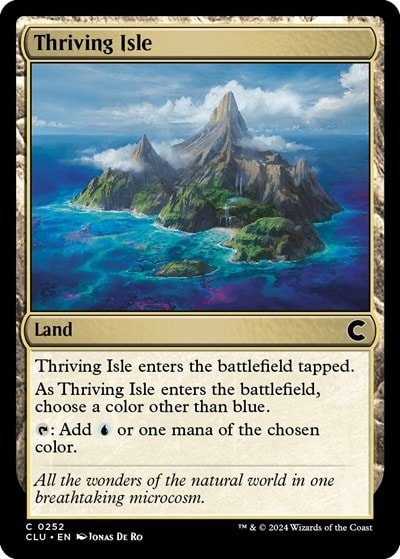 Thriving Isle (CLU) #252 Common (Lightly Played) Ravnica: Clue Edition Magic: The Gathering: 2024