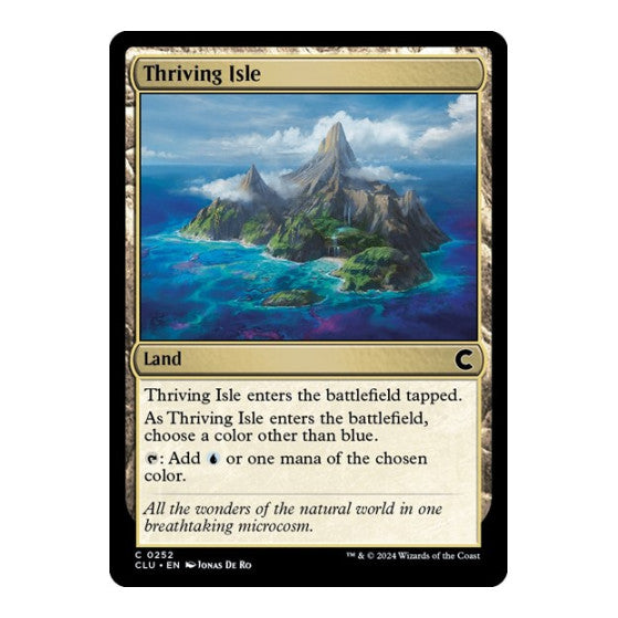 Thriving Isle (CLU) #252 Common (Lightly Played) Ravnica: Clue Edition Magic: The Gathering: 2024