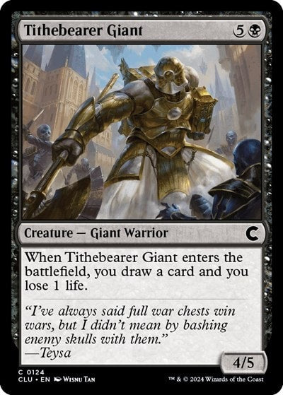 Tithebearer Giant (CLU) #124 Common (Moderately Played) Ravnica: Clue Edition Magic: The Gathering: 2024