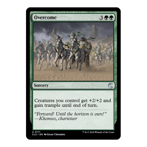 Overcome (CLU) #171 Uncommon (Lightly Played) Ravnica: Clue Edition Magic: The Gathering: 2024