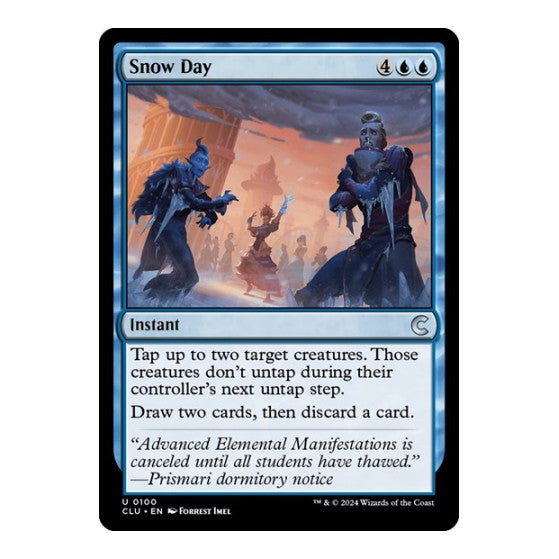 Snow Day (CLU) #100 Uncommon (Lightly Played) Ravnica: Clue Edition Magic: The Gathering: 2024