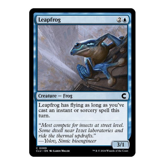 Leapfrog (CLU) #89 Common (Lightly Played) Ravnica: Clue Edition Magic: The Gathering: 2024