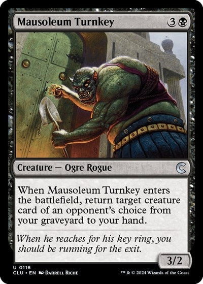 Mausoleum Turnkey (CLU) #116 Uncommon (Lightly Played) Ravnica: Clue Edition Magic: The Gathering: 2024