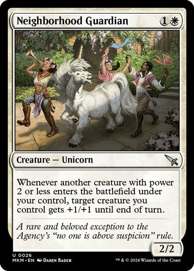 Neighborhood Guardian (MKM) #26 Uncommon (Lightly Played) Murders at Karlov Manor Magic: The Gathering: 2024
