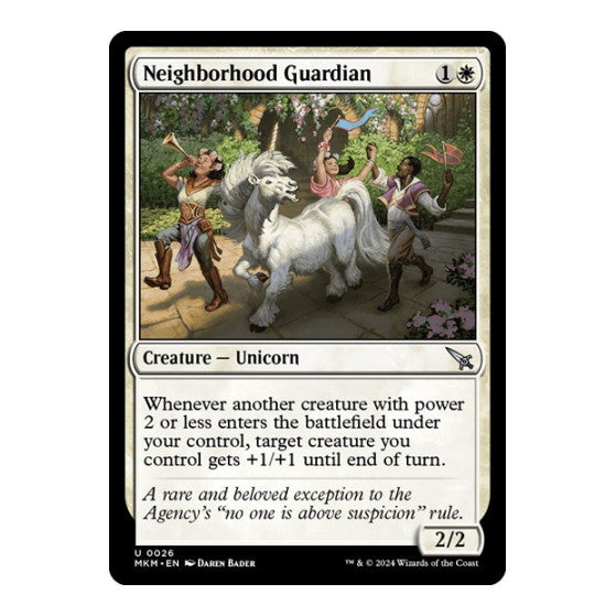 Neighborhood Guardian (MKM) #26 Uncommon (Lightly Played) Murders at Karlov Manor Magic: The Gathering: 2024