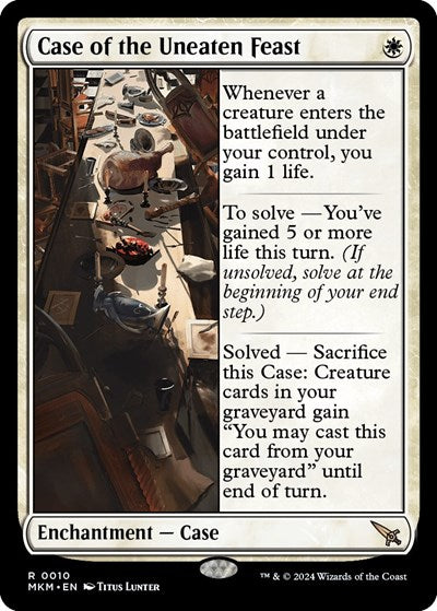 Case of the Uneaten Feast (MKM) #10 Rare (Foil Near Mint) Murders at Karlov Manor Magic: 2024
