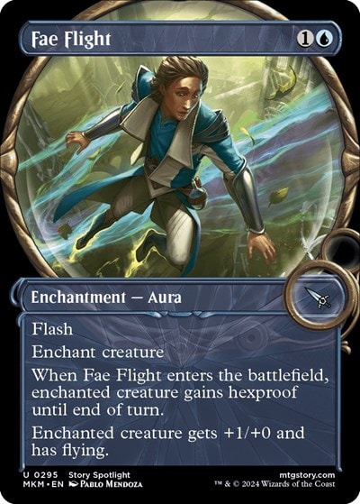 Fae Flight Showcase (MKM) #295 Uncommon (Lightly Played) Murders at Karlov Manor Magic: The Gathering: 2024