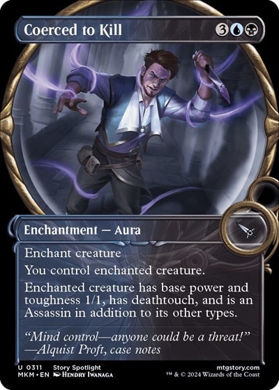 Coerced to Kill Showcase (MKM) #311 Uncommon (Lightly Played) Murders at Karlov Manor Magic: The Gathering: 2024