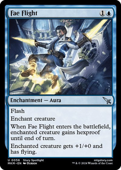 Fae Flight (MKM) #56 Uncommon (Lightly Played) Murders at Karlov Manor Magic: The Gathering: 2024