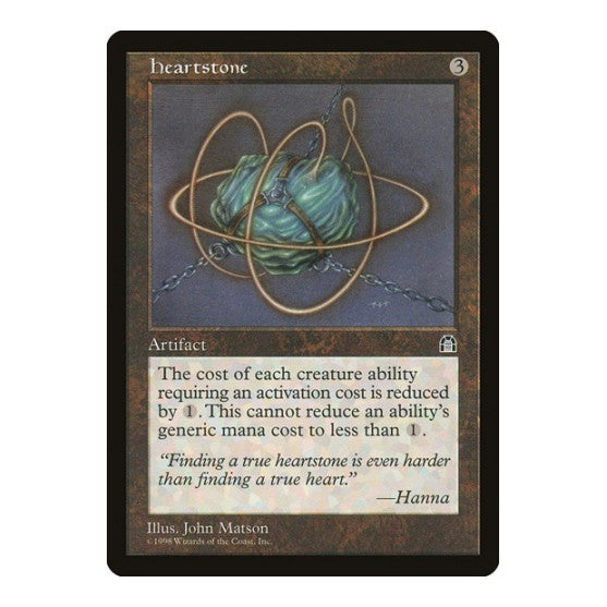 Heartstone (STH) #134 Uncommon (Heavily Played) Stronghold Magic: The Gathering: 1998