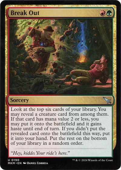 Break Out a (MKM) #190 Uncommon (Lightly Played) Murders at Karlov Manor Magic: The Gathering: 2024