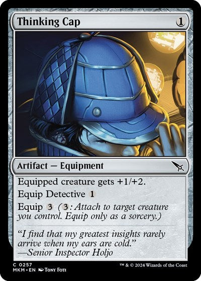 2024 Magic: Murders at Karlov Manor (MKM) - Thinking Cap (#257, Common) (Lightly Played)