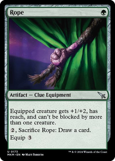 Rope (MKM) #173 Uncommon Murders at Karlov Manor Magic: The Gathering: 2024
