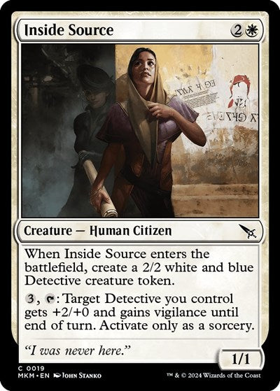 Inside Source (MKM) #19 Common Murders at Karlov Manor Magic: The Gathering: 2024