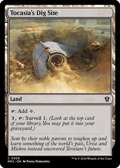 Tocasias Dig Site (MKC) #308 Common (Lightly Played) Commander: Murders at Karlov Manor Magic: The Gathering: 2024