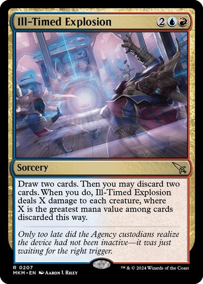 Ill Timed Explosion (MKM) #207 Rare Murders at Karlov Manor Magic: The Gathering: 2024