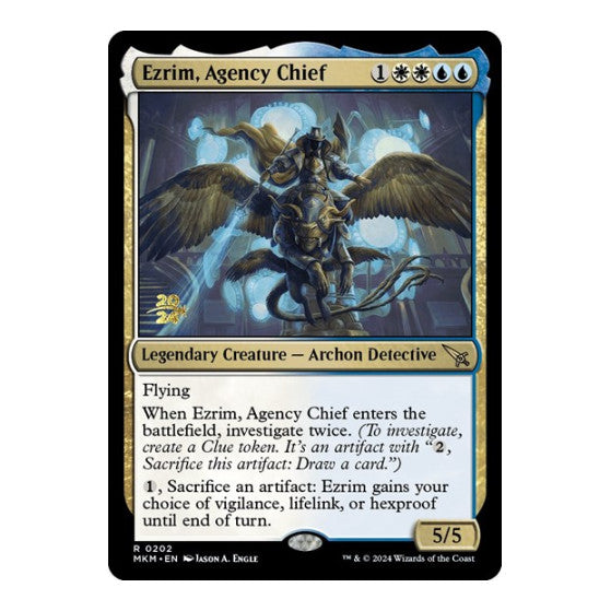Ezrim Agency Chief (PRE) #202 Rare (Foil Lightly Played) Prerelease Cards Magic: The Gathering: 2026