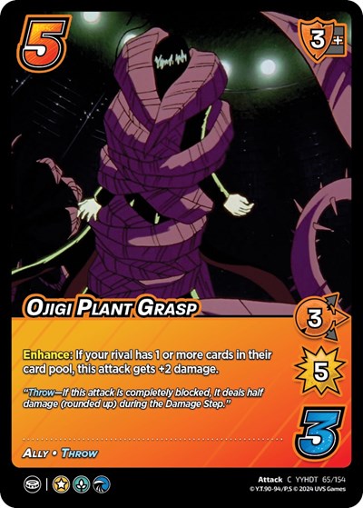 Ojigi Plant Grasp (YDT) #65/154 Common (Lightly Played) Yu Yu Hakusho: Dark Tournament UniVersus: 2024