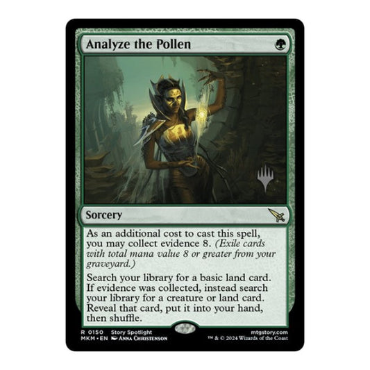 Analyze the Pollen (PPMKM) #150 Rare (Lightly Played) Promo Pack: Murders at Karlov Manor Magic: The Gathering: 2024