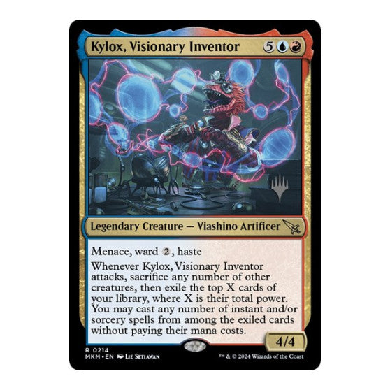 Kylox Visionary Inventor (PPMKM) #214 Rare (Foil Lightly Played) Promo Pack: Murders at Karlov Manor Magic: The Gathering: 2024