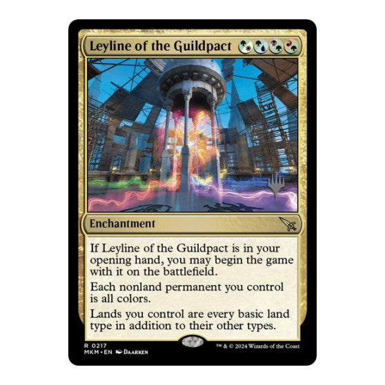 Leyline of the Guildpact (PPMKM) #217 Rare (Foil Lightly Played) Promo Pack: Murders at Karlov Manor Magic: The Gathering: 2024