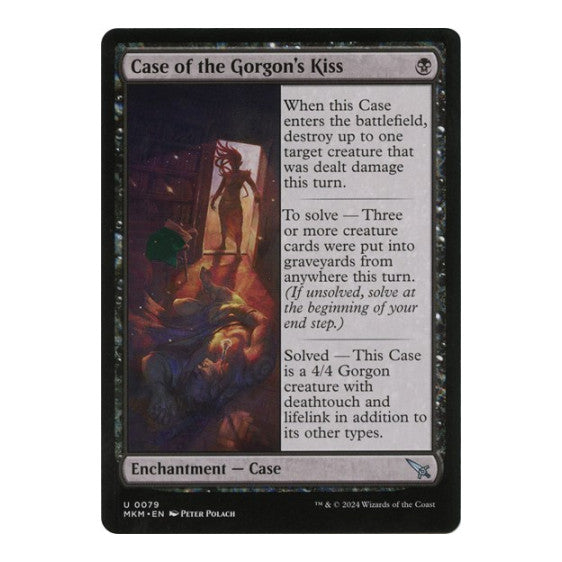 Case of the Gorgons Kiss b (MKM) #79 Uncommon (Lightly Played) Murders at Karlov Manor Magic: The Gathering: 2024