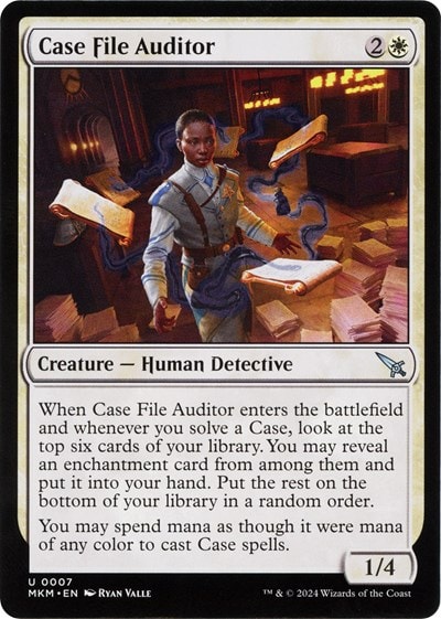 Case File Auditor b (MKM) #7 Uncommon (Lightly Played) Murders at Karlov Manor Magic: The Gathering: 2024
