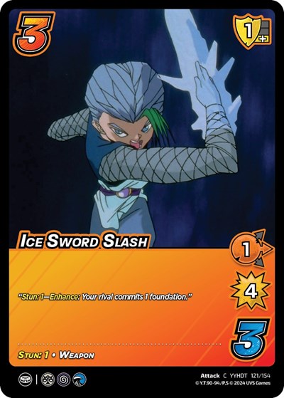 Ice Sword Slash (YDT) #121/154 Common (Lightly Played) Yu Yu Hakusho: Dark Tournament UniVersus: 2024