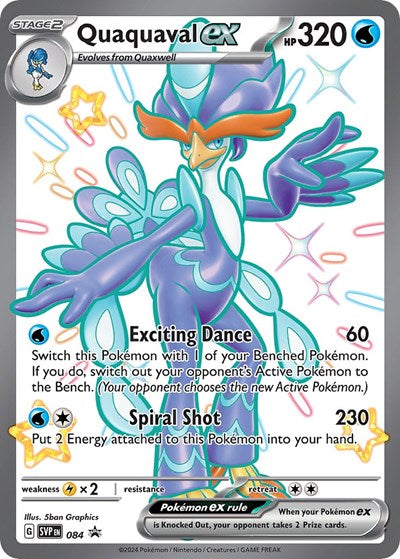 Quaquaval ex 084 (SVP) #084 Promo (Holofoil Near Mint) SV: Scarlet & Violet Promo Cards Pokemon: 2023