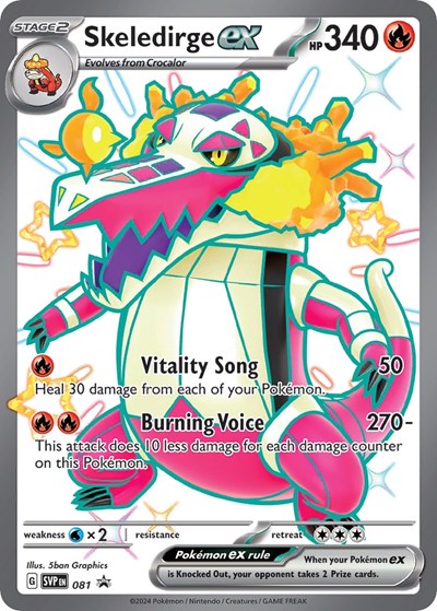 Skeledirge ex - 081 (SVP) #081 Promo (Holofoil Near Mint) SV: Scarlet & Violet Promo Cards Pokemon: 2023