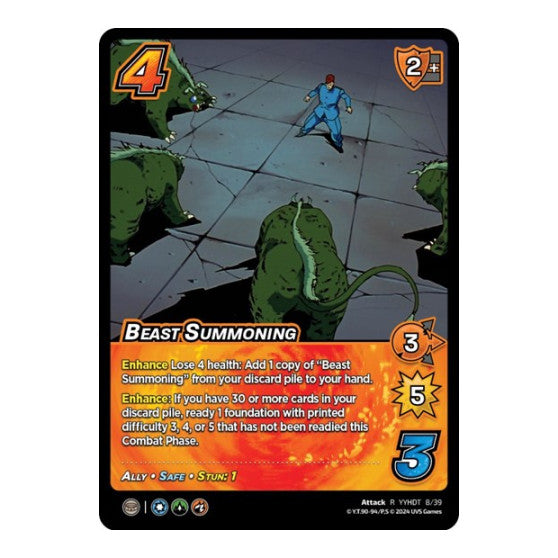 Beast Summoning (Time Shifted) (YDT) #8/39 Rare (Lightly Played) Yu Yu Hakusho: Dark Tournament UniVersus: 2024