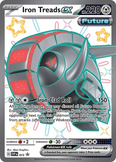 Iron Treads ex - 073 (SVP) #073 Promo (Holofoil Near Mint) SV: Scarlet & Violet Promo Cards Pokemon: 2023