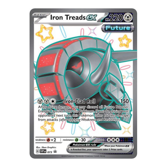 Iron Treads ex 073 (SVP) #073 Promo (Holofoil Near Mint) SV: Scarlet & Violet Promo Cards Pokemon: 2023