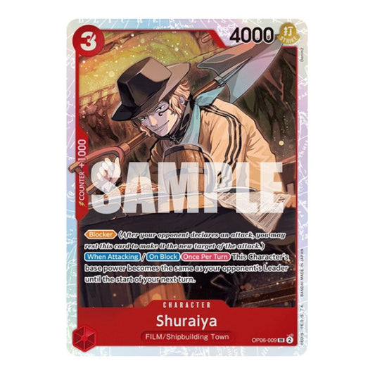 Shuraiya (OP06) #OP06-009 Super Rare Wings of the Captain One Piece Card Game: 2024